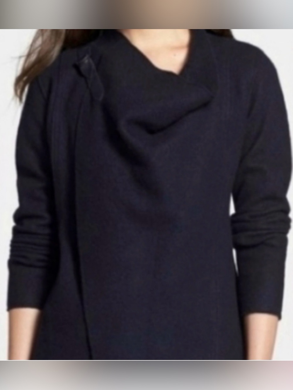 Eileen Fisher Woman Wrap Wool Sweater S Small - Picture 1 of 8